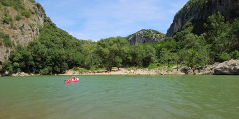 Plage du Camping du Pont d'Arc